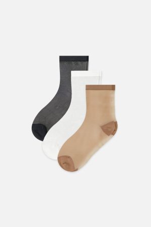 Fancy Mesh Sock in Essential (Pack)
